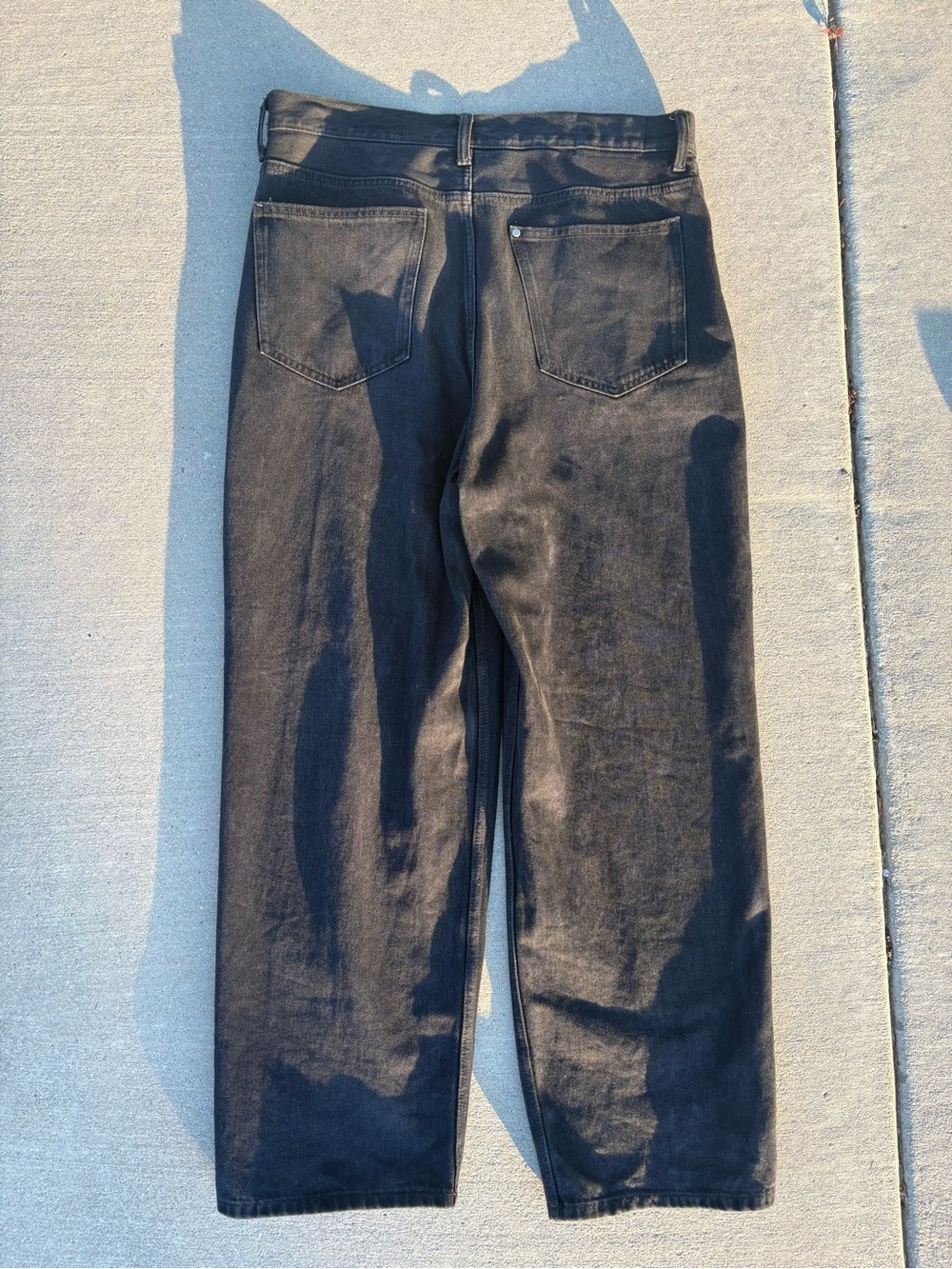 H&M Baggy Men's Jeans - Charcoal Black